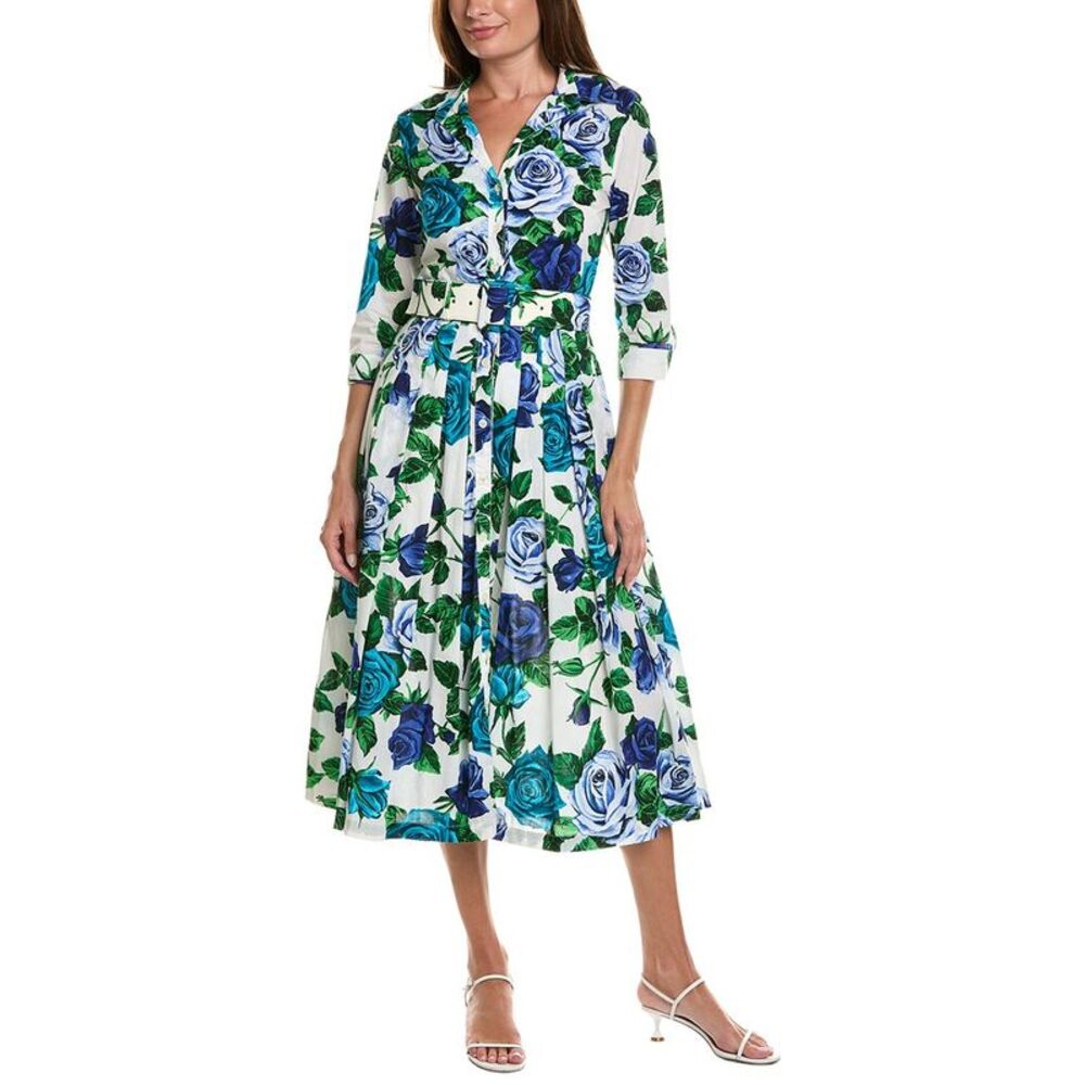 Samantha Sung Womens Audrey Shirtdress